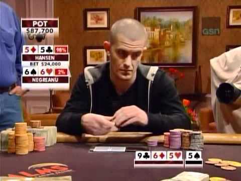 5. Gus Hansen vs Daniel Negreanu