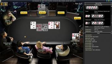 bwin.party poker table