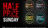 Half price Sunday Majors | PokerStars | Προσφορές πόκερ